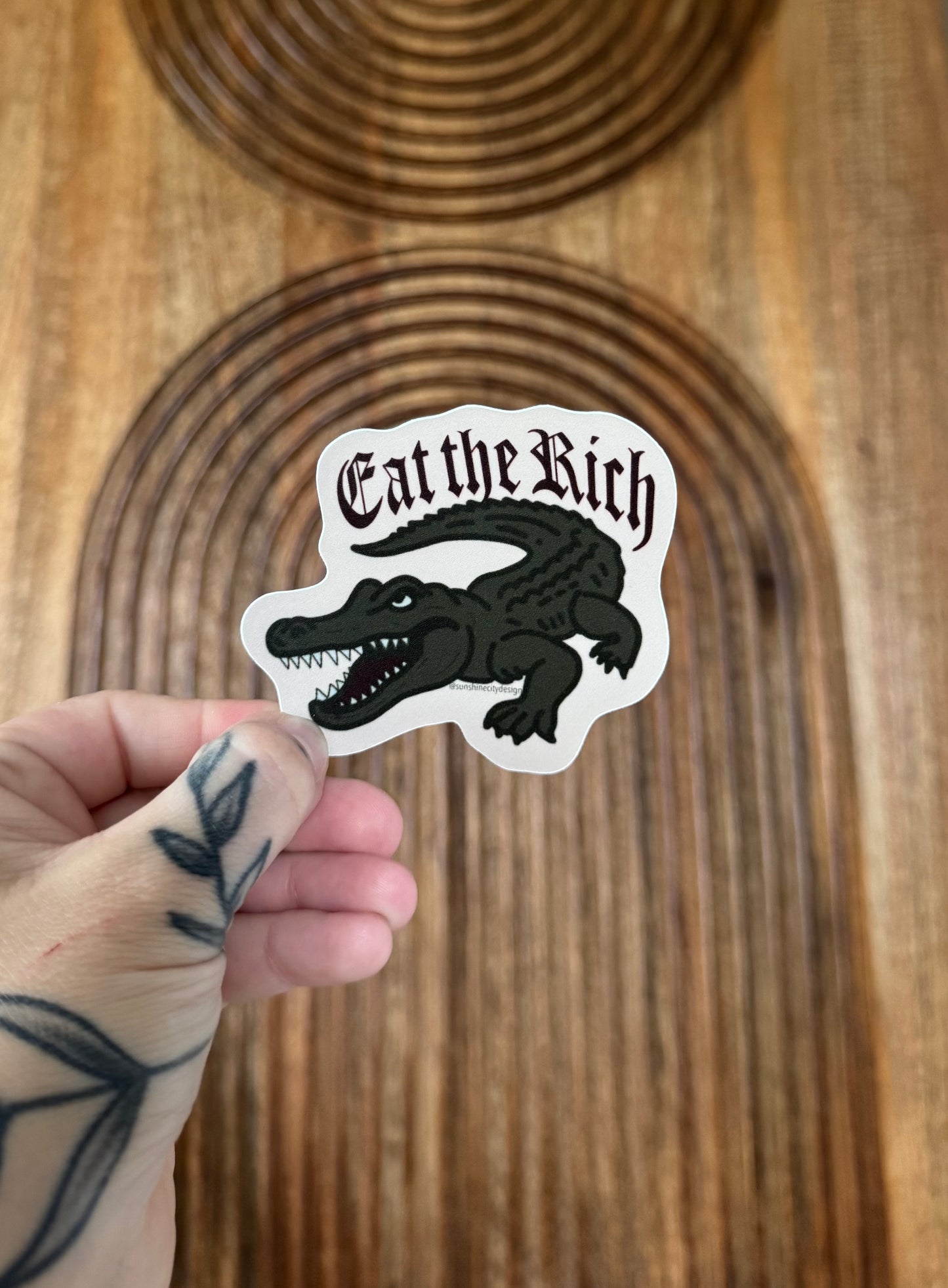 Eat the Rich Sticker