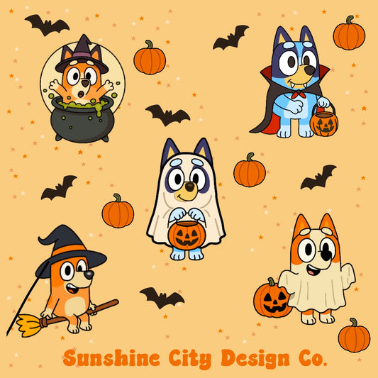 Heeler Halloween Sticker Sheet