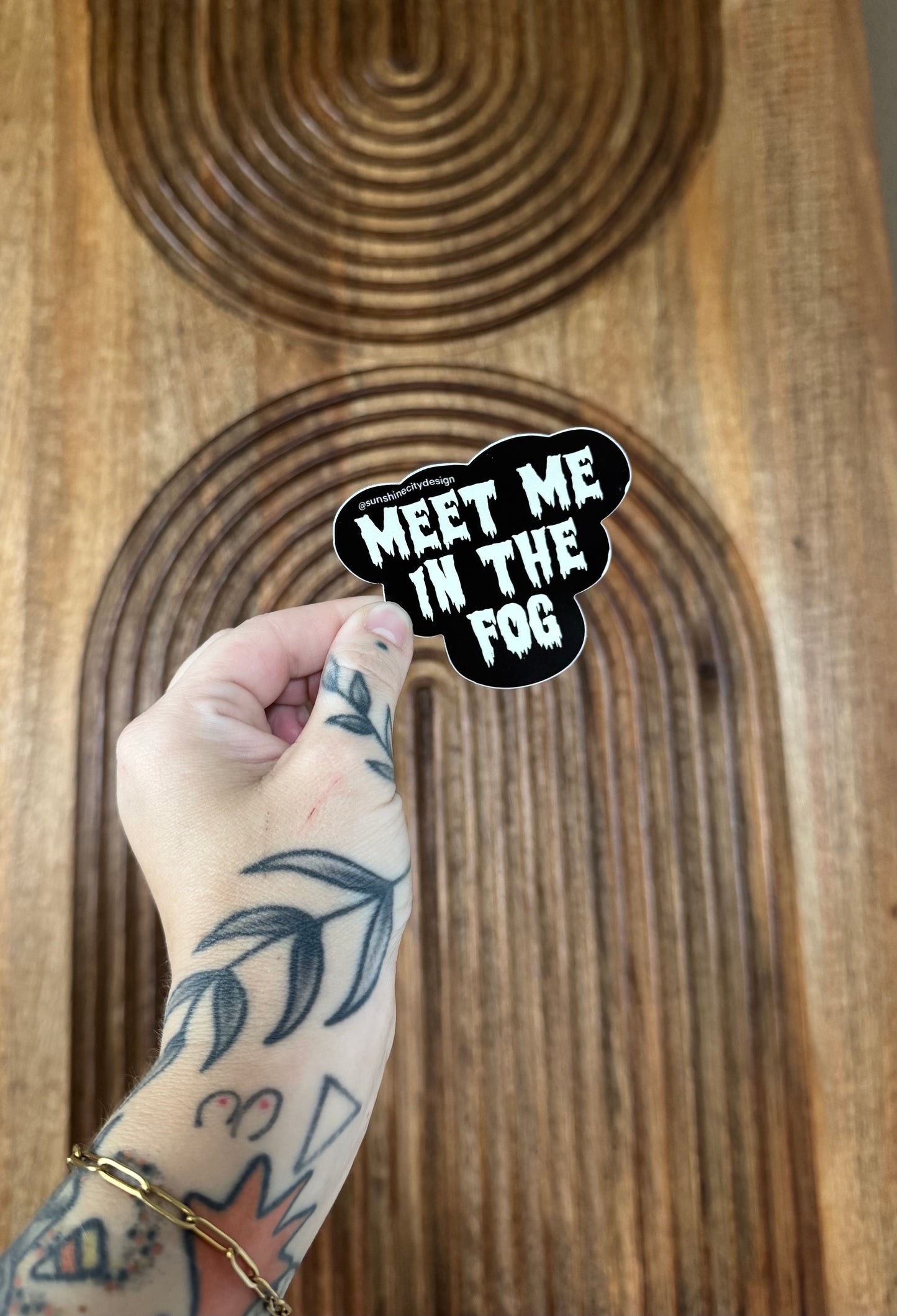 Meet Me in the Fog HHN Trinket Sticker