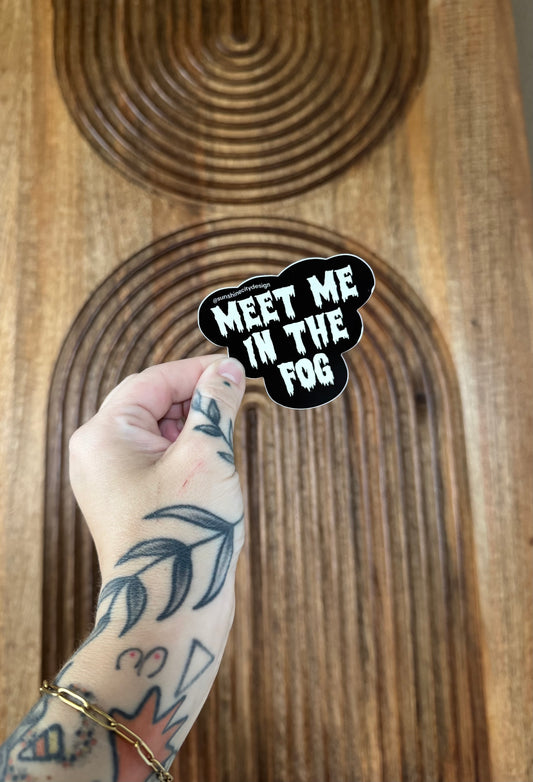 Meet Me in the Fog HHN Trinket Sticker