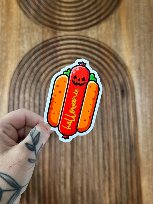 Halloweenie Sticker